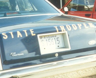 Alabama 1982 police car