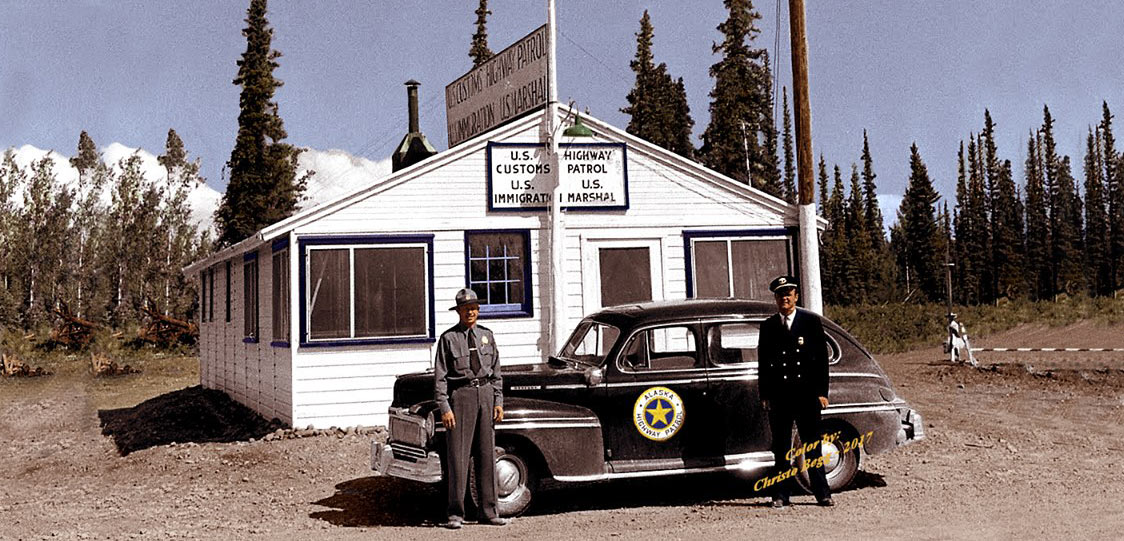 1948 Alaska police car