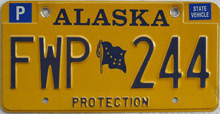 Alaska license plate picture