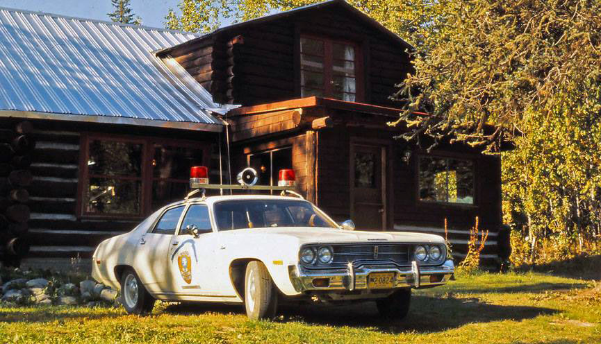 Alaska 1972 police car