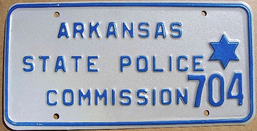 Arkansas license plate image