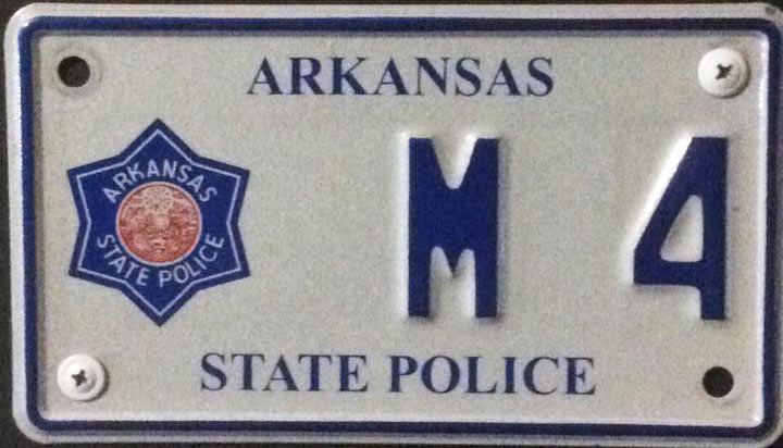 Arkansas license plate 