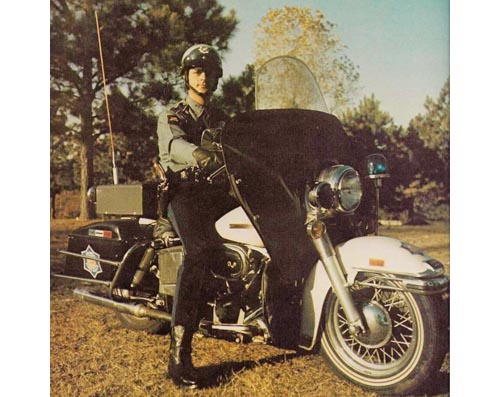 Arkansas police motorcycle image