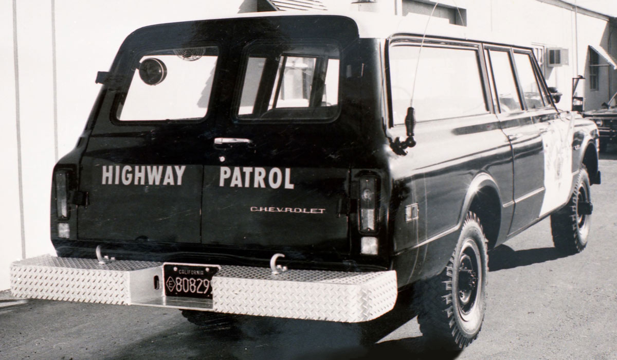 California police car