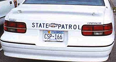 Colorado license plate on car image