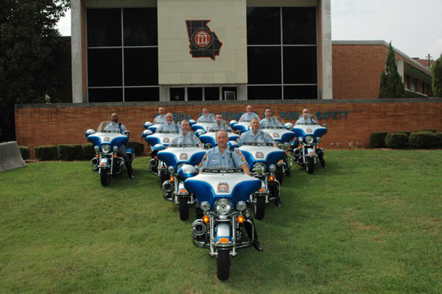 Georgia state police motorcycles