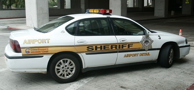 Hawaii sheriff police car