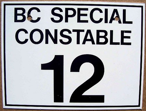 Belize City Special Constable motorcycle