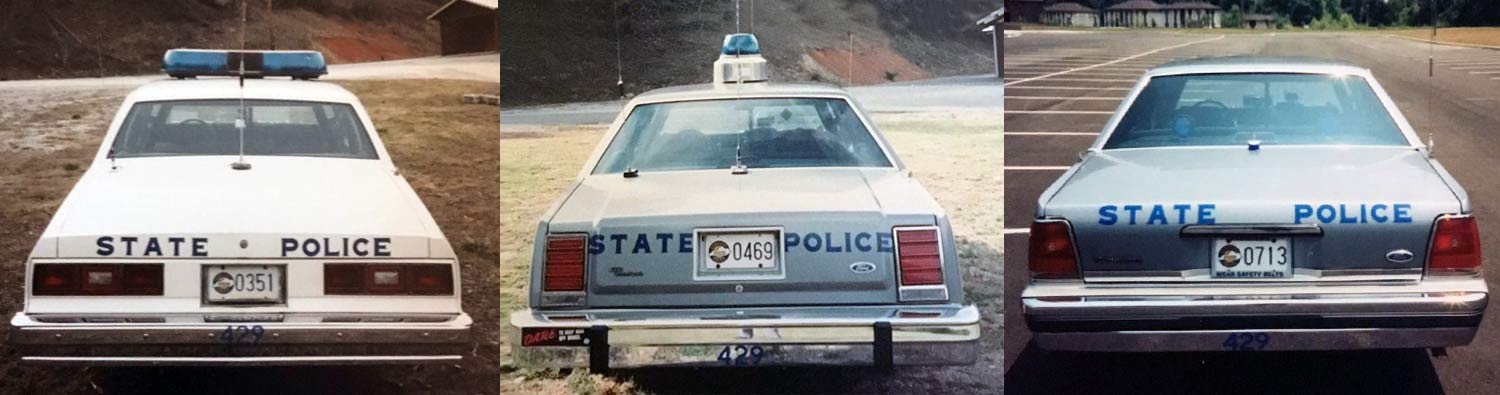 Kentucky 1980 police cars