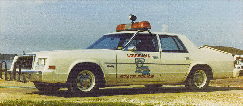 Louisiana  police license plate