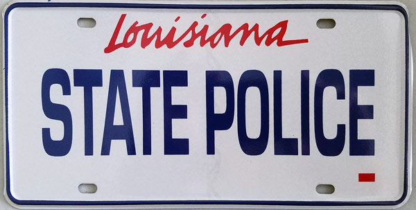 Louisiana license plate