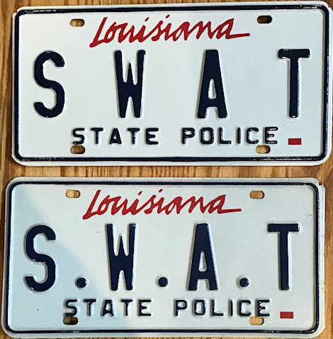 Louisiana license plate image