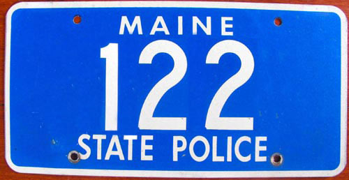 Maine license plate image