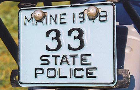 Maine license plate image
