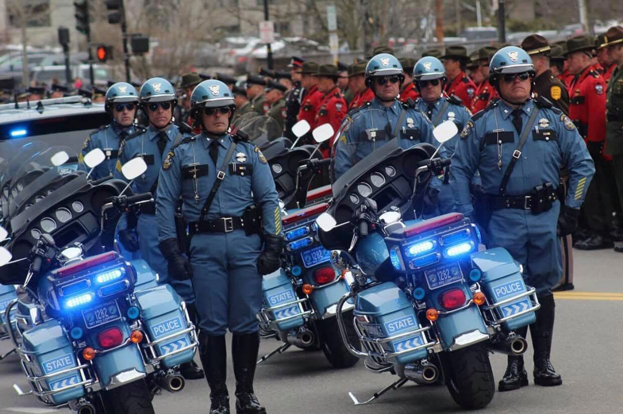 Maine police motorcycles
