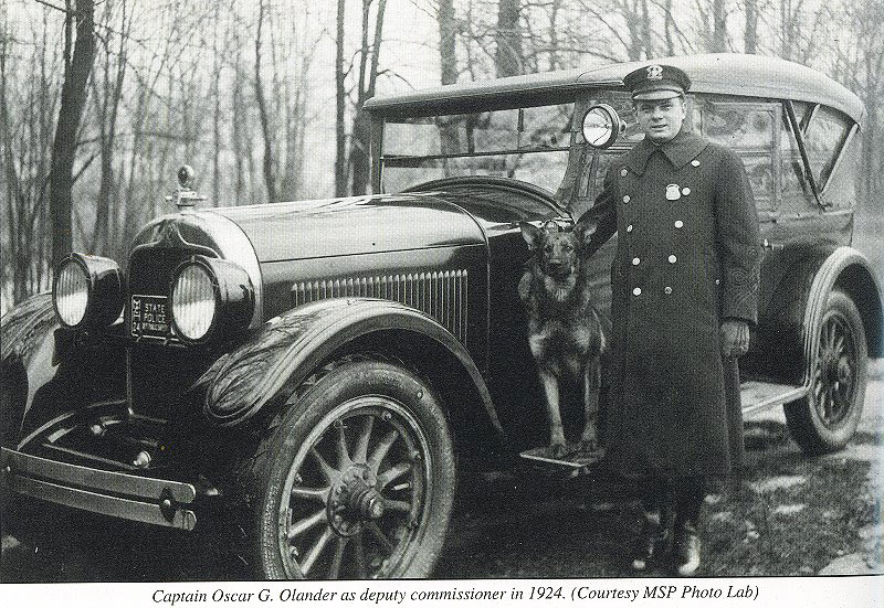 Michigan 1924 police car