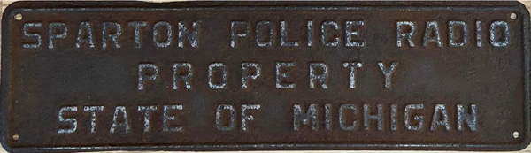 Michigan license plate