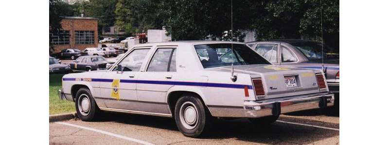 Mississippi police car