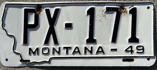 Montana license plate