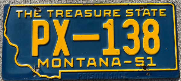 Montana license plate 