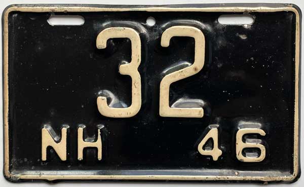New Hampshire license plate image