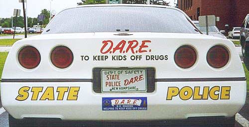 New Hampshire police dare car