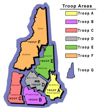 New Hampshire troop map