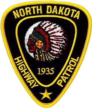 North Dakota police patch