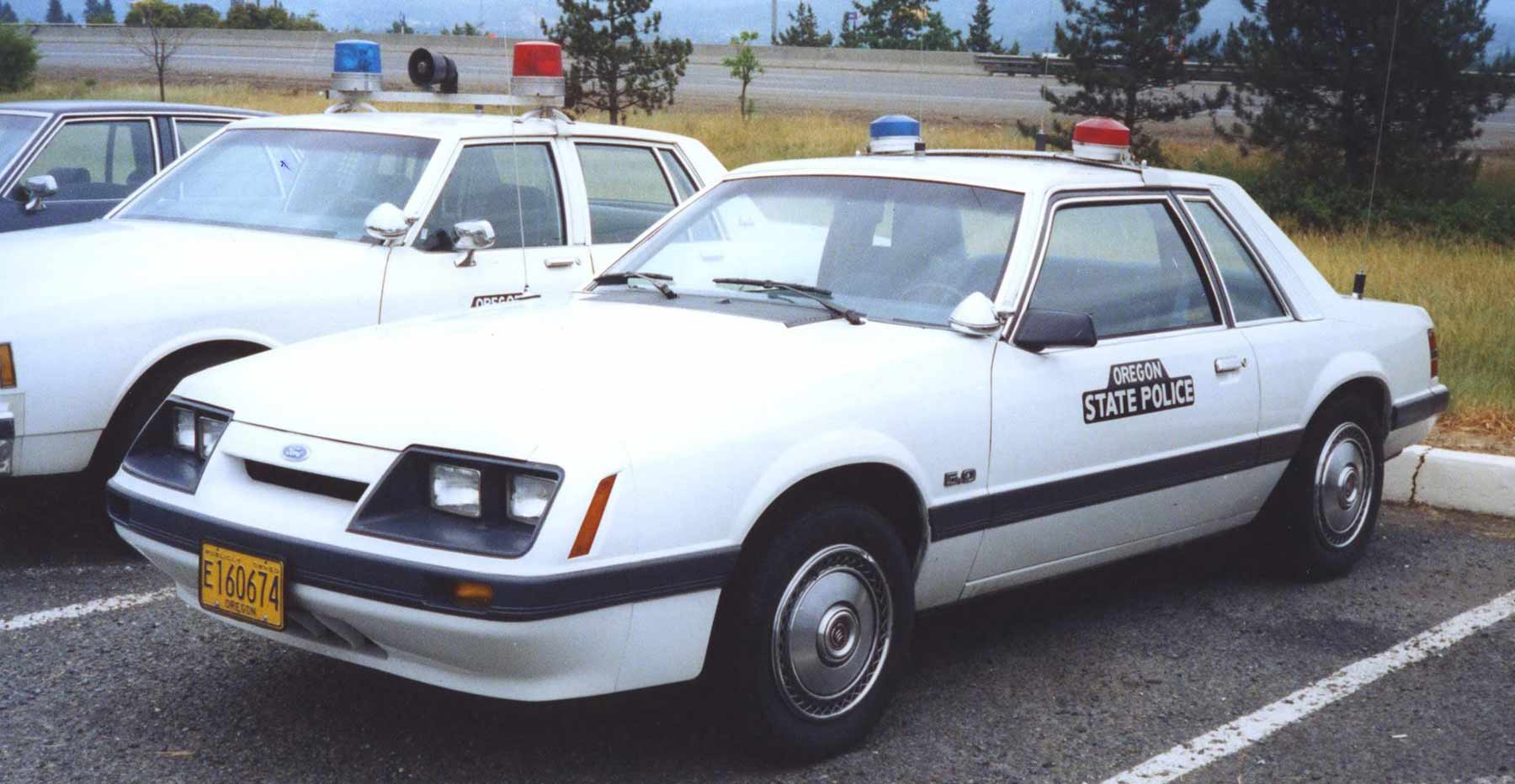 Oregon  police car