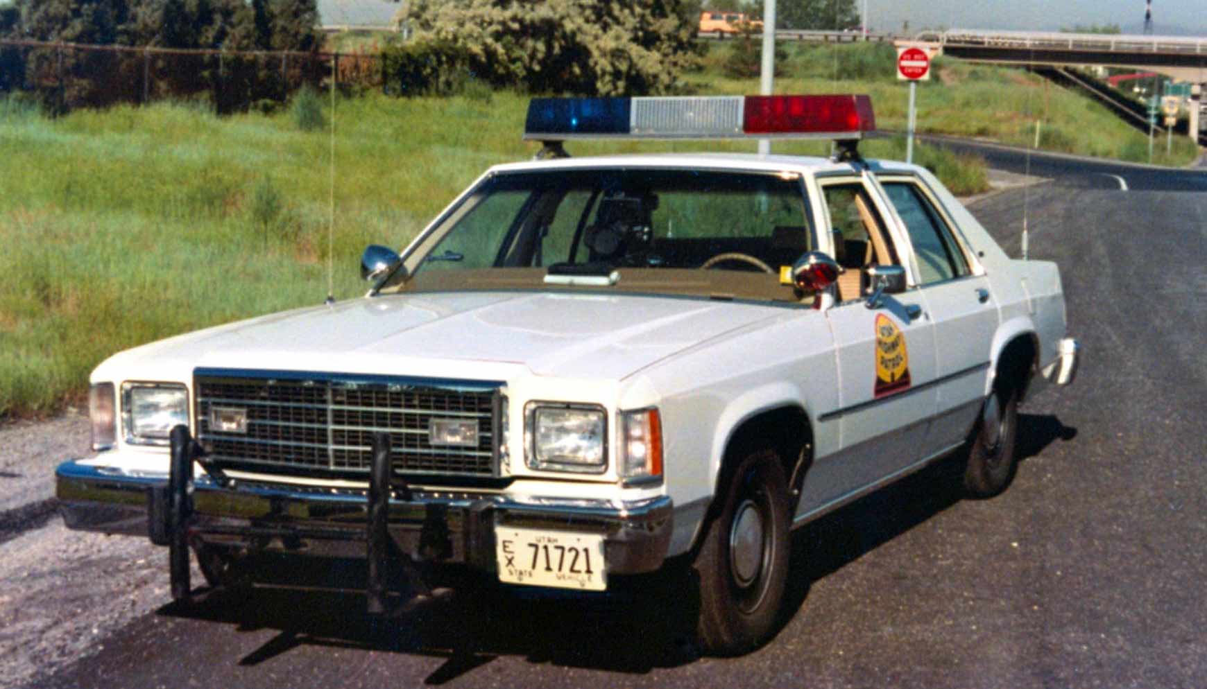 Utah  police car