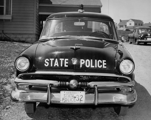 1953 Vermont police car
