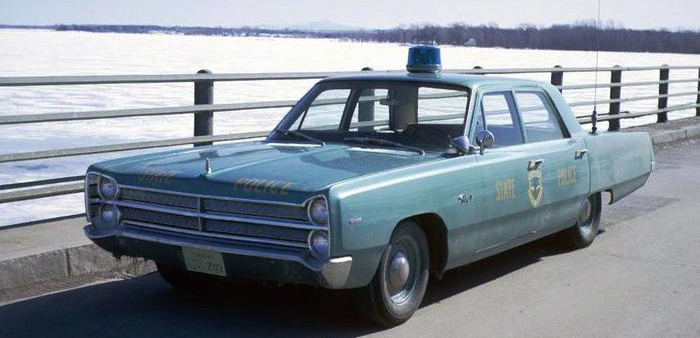 Vermont 1967 police car