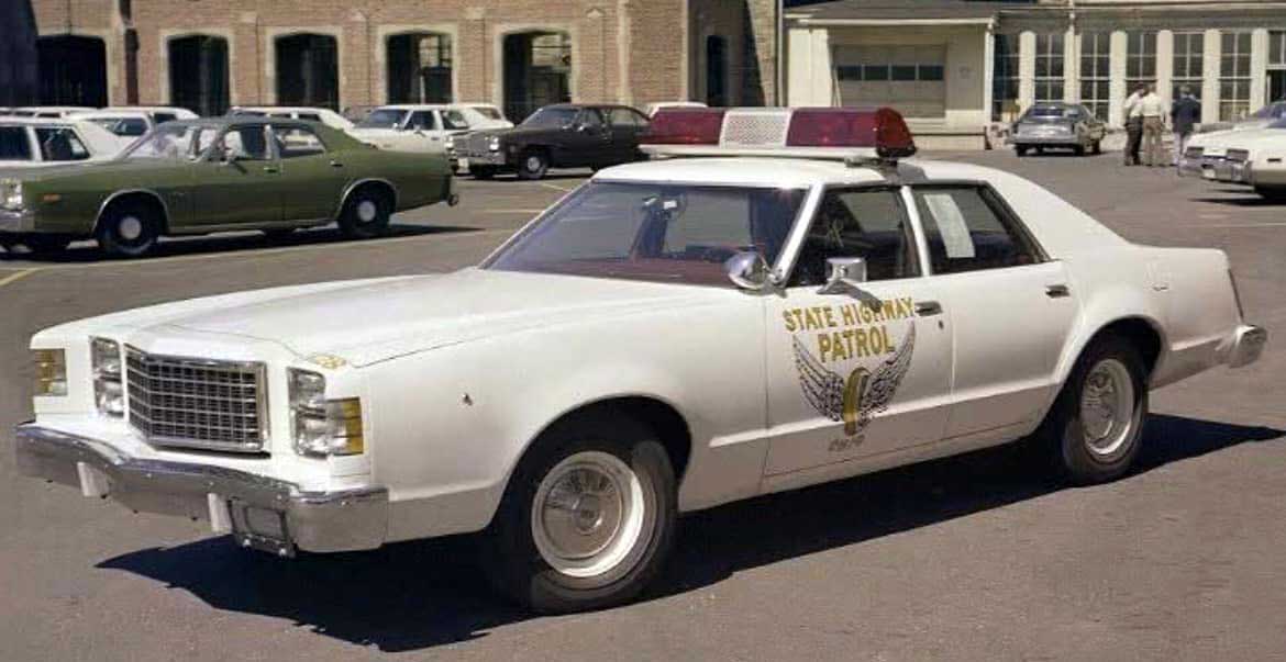 Ohio police license plate